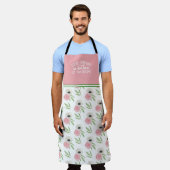 フローラエプロンの一部ではないレシピ エプロン (着用した状態)