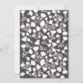 フローラエプロンブライダルキッチンシャワー招待状 招待状 (裏面)