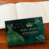 フローラエメラルドグリーンドレス誕生日キンセアニェラ ゲストブック