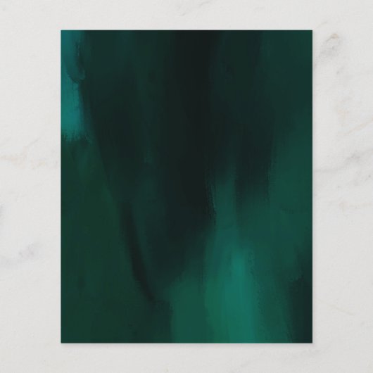 フローラエメラルドグリーンドレス誕生日キンセアニェラ チラシ (裏面)