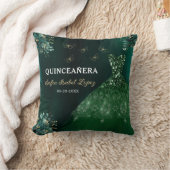 フローラエメラルドグリーンプリンセスキンセアニェラ クッション (ブランケット)