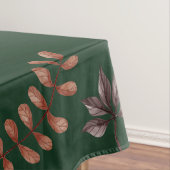 フローラエメラルドグリーン感謝祭ディナー テーブルクロス (インサイチュ)