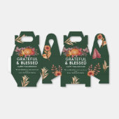 フローラエメラルドグリーン感謝祭ディナー フェイバーボックス (折り畳みなし)