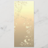 フローラエメラルドグリーン結婚のメニュー メニュー (裏面)