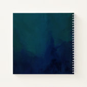 フローラエメラルドグリーン結婚ズゲストブック ノートブック (裏面)