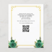 フローラエメラルドグリーン金ゴールドブーツホースキンセアニェラ チラシ (裏面)