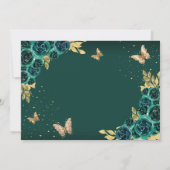 フローラエメラルド金ゴールドティアラバタフライキンセアニラ セーブザデート (裏面)