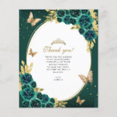 フローラエメラルド金ゴールドバタフライキンセニェラ写真 (正面)