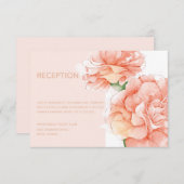 フローラエレガモダンントウェディング披露宴 招待状 (正面/裏面)