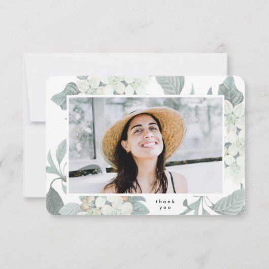 フローラエレガンスカレッジフレームクラス サンキューカード (正面)