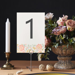 フローラエレガンスピーチセージクラシック赤面結婚ズ テーブルナンバー