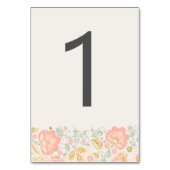フローラエレガンスピーチセージクラシック赤面結婚ズ テーブルナンバー (正面)