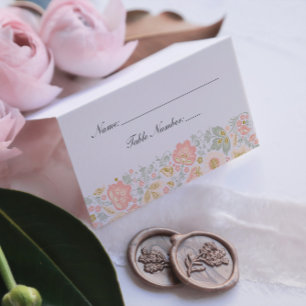 フローラエレガンスピーチセージクラシック赤面結婚ズ プレイスカード