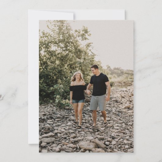 フローラエレガンスピーチ赤面クラシックセージ結婚ズ 招待状 (裏面)