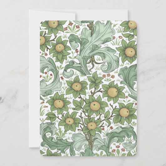 フローラエレガンスブライダルシャワー招待 招待状 (裏面)