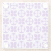 フローラエレガンスモダンコースター ガラスコースター (裏面)