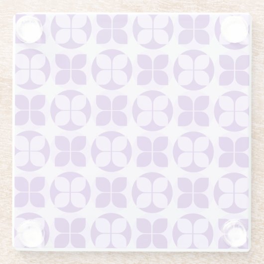 フローラエレガンスモダンコースター ガラスコースター (裏面)