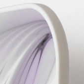 フローラエレガンスモダン抽象芸術バイオレットフラクタルアート ピックルボールラケット (左詳細)