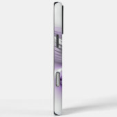 フローラエレガンスモダン抽象芸術バイオレットフラクタルアート Case-Mate iPhoneケース (裏面 / 右)