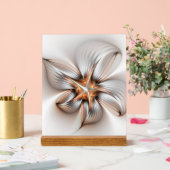 フローラエレガンスモダン抽象芸術フラクタル・アート アクリルサイン (ウェディング)