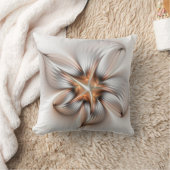 フローラエレガンスモダン抽象芸術フラクタル・アート クッション (ブランケット)