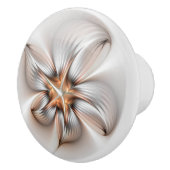 フローラエレガンスモダン抽象芸術フラクタル・アート セラミックノブ (右)