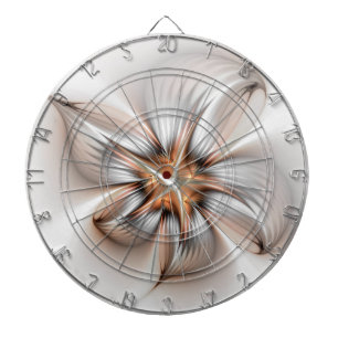 フローラエレガンスモダン抽象芸術フラクタル・アート ダーツボード