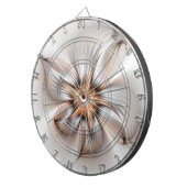 フローラエレガンスモダン抽象芸術フラクタル・アート ダーツボード (正面右)