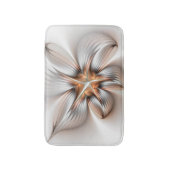 フローラエレガンスモダン抽象芸術フラクタル・アート バスマット (正面縦)