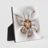 フローラエレガンスモダン抽象芸術フラクタル・アート フォトプラーク (正面)