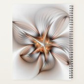 フローラエレガンスモダン抽象芸術フラクタル・アート プランナー手帳 (裏面)