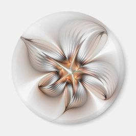 フローラエレガンスモダン抽象芸術フラクタル・アート マグネット