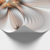 フローラエレガンスモダン抽象芸術フラクタル・アート ラッピングペーパー (角)