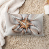 フローラエレガンスモダン抽象芸術フラクタル・アート ランバークッション (ブランケット)