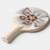 フローラエレガンスモダン抽象芸術フラクタル・アート 卓球ラケット (正面アングル)