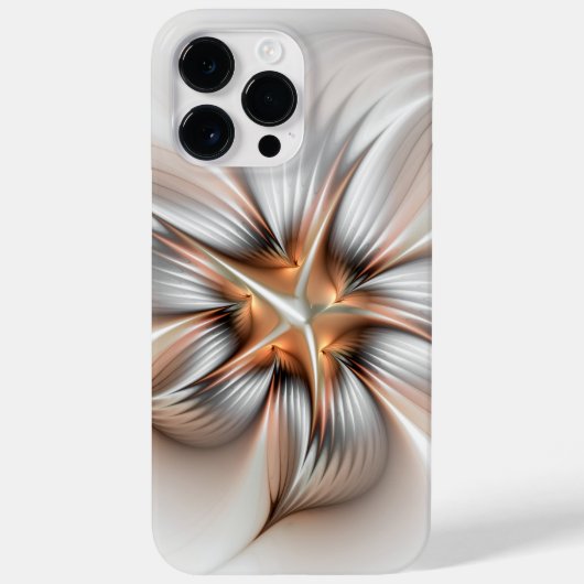 フローラエレガンスモダン抽象芸術フラクタル・アート Case-Mate iPhoneケース (裏面)
