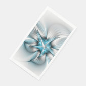 フローラエレガンスモダン抽象芸術ブルーフラクタルアート (コーナー)