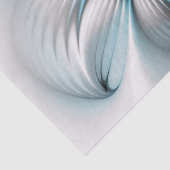 フローラエレガンスモダン抽象芸術ブルーフラクタルアート 薄葉紙 (詳細)