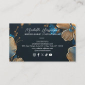 フローラエレガンスラックスジュエリーデザイナー,アーティザン 名刺 (裏面)