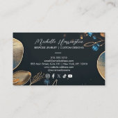 フローラエレガンスラックスジュエリーデザイナー 名刺 (裏面)