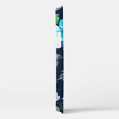 フローラエレガンス水の色パターン Case-Mate iPhoneケース (裏面 / 右)