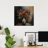 フローラエレガンス油 ポスター (ホームオフィス)