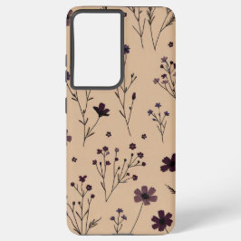 フローラエレガンス電話ケース SAMSUNG GALAXY S21 ULTRAケース
