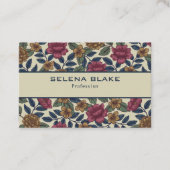 フローラエレガンス | スタイリッシュモダン 名刺 (正面)