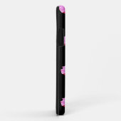 フローラエレガンス:ピンクのハイビスカス開花オンブラック" Case-Mate iPhoneケース (裏面/右)