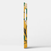 フローラエレガンス：ヴィンテージリーフィパターン。 Case-Mate iPhoneケース (裏面 / 左)