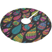 フローラエレガンス、抽象芸術背景。 ブラッシュドポリエステルツリースカート (アングル)