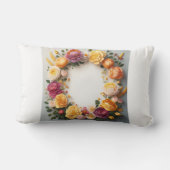 フローラエレガンス – 装飾花装飾用クッション ランバークッション (裏面)