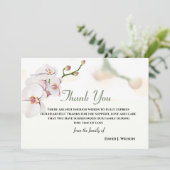 フローラエレガントありがとうメモリアルカード サンキューカード (スタンド正面)