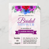 フローラエレガントのシャワー招待 招待状 (正面/裏面)